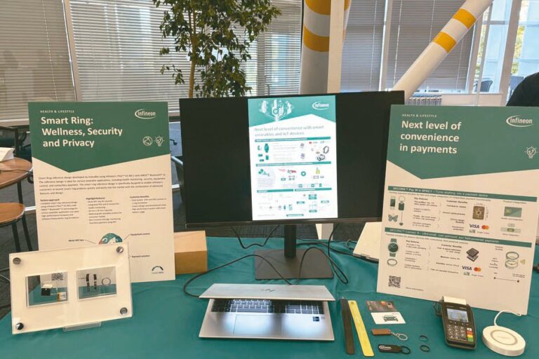 互貴興業與全球半導體領導廠商英飛凌合作開發健康智能指環，布局智慧健康監控穿戴市場。