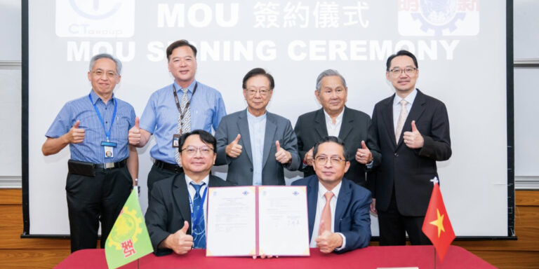 明新科技大學與越南企業 CT Group及互貴興業三方攜手培育高階人才。圖/主辦單位提供