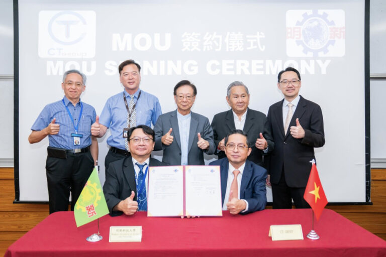 明新科技大學與越南企業 CT Group及互貴興業三方攜手培育高階人才。圖/主辦單位提供